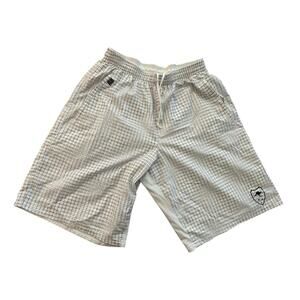 Vintage Nike Reversible Australia Shorts Men’s Dri Fit Size‎ Large Plaid White